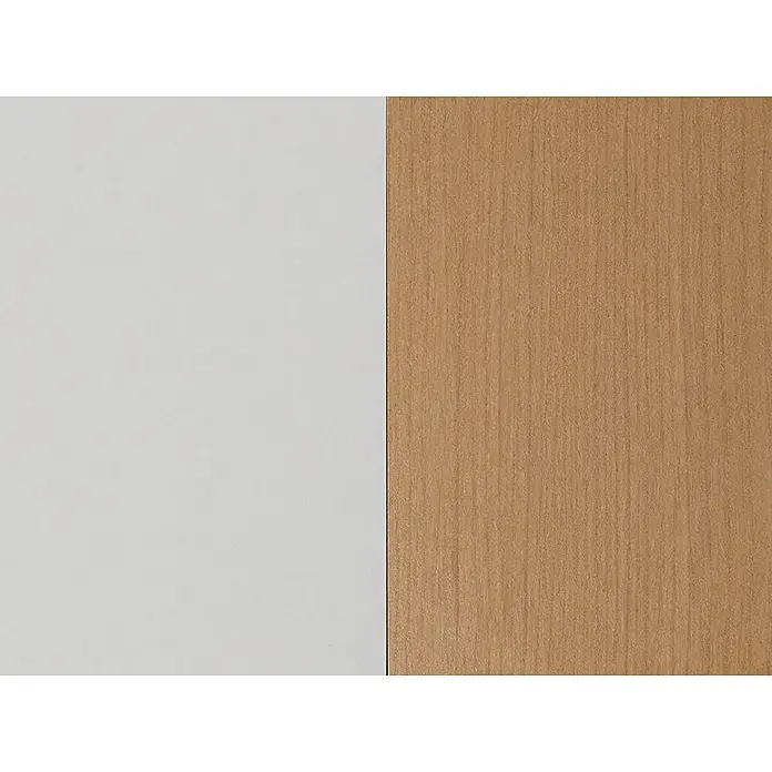 Vam Deckenventilator VEGALIGHT graphit-weiß 122 cm - weiß-Pinienholz, 1.220 mm, 46 W - Produktmuster mit weißer Oberfläche und heller Holzmaserung.