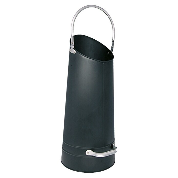 Lienbacher Recipiente para pellets y carbón (Chapa de acero, Altura: 60 cm)