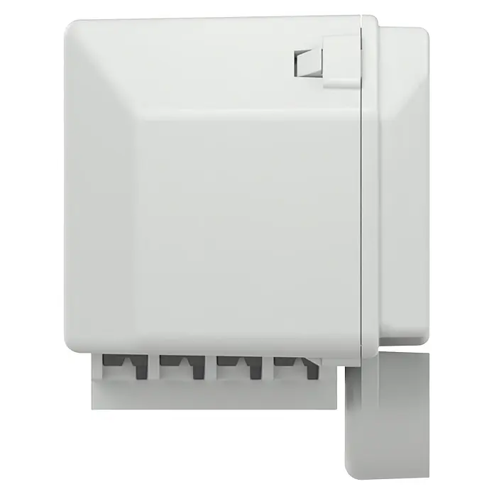Homematic IP Aktor mit Tastereingang Unterputz HmIP-FSI16-2 -  - Weißes Elektronikmodul mit sichtbaren Anschlüssen unten. Für Elektroinstallationen.