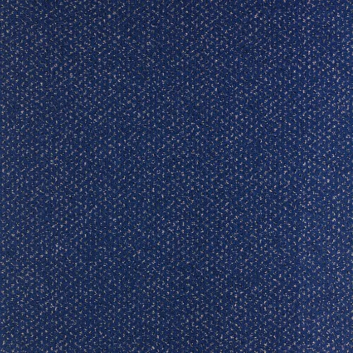 Bricoflor Teppichboden Meterware 8,5x4m, Velours gemustert, dunkel-blau - Velours, 100 % Polyamid (PA), dunkel-blau - Dunkelblauer melierter Stoff, geeignet für Polsterung oder Kleidung.