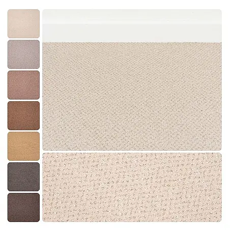 Bricoflor  Teppichboden Meterware Velours gemustert, hell-beige, 300 x 400 cm