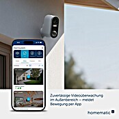 Homematic IP Außenkamera Akku Smart Home HmIP-COR (Weiß, Erfassungswinkel: 110 °) | BAUHAUS