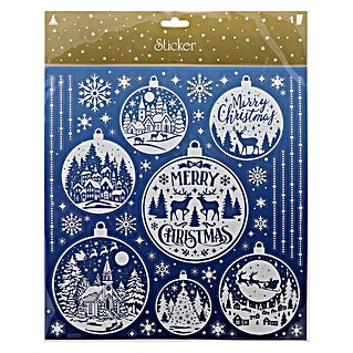 Geroma Fenstersticker (Weihnachtlich, Weiß, 31 x 38 cm)