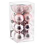 Weihnachtskugel Box (Durchmesser: 3 cm, Kunststoff, Pink, 16 Stk.) | BAUHAUS