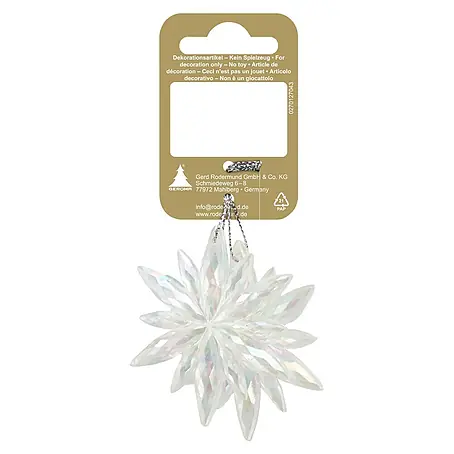Geroma  Christbaumschmuck Schneeflocke