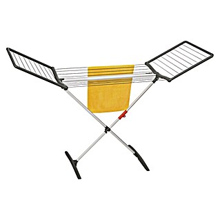 Juwel Tendedero con alas FashionDry Autostretch (Longitud cuerda de tender: 18 m, L x An x Al: 180 x 57,5 x 103,5 cm, Blanco/Menta)