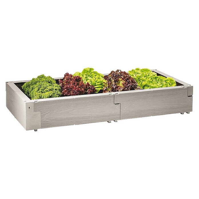 Juwel Hochbeet Timber (130 x 60 x 20 cm, Kunststoff)