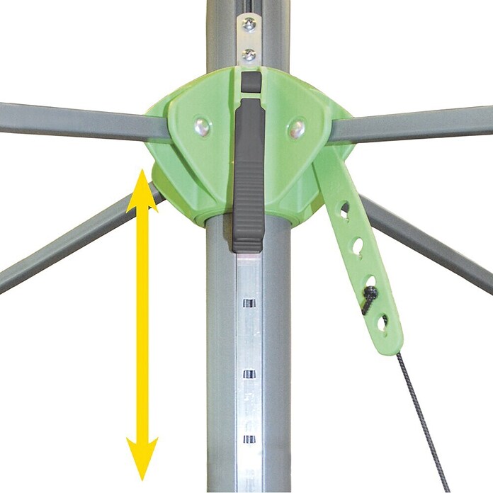 Juwel Wäschespinne Novaplus 600 Lift (Länge Wäscheleine: 51 m, Belastbarkeit: 5 - 6 Waschmaschinenfüllungen)