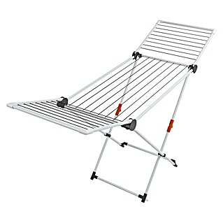 Juwel Flügel-Wäscheständer SuperDry Maxi (Länge Wäscheleine: 20 m, L x B x H: 117,4 x 57,9 x 7,9 cm, Obsidian Grey)