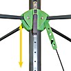 Juwel Wäschespinne Nova Plus Evolution Lift (Länge Wäscheleine: 51 m, Belastbarkeit: 5 - 6 Waschmaschinenfüllungen)
