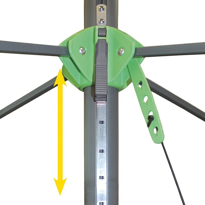 Juwel Wäschespinne Nova Plus Evolution Lift (Länge Wäscheleine: 51 m, Belastbarkeit: 5 - 6 Waschmaschinenfüllungen)