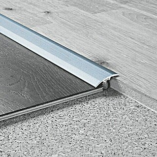 LOGOCLIC Übergangsprofil 201 (Silber, 0,9 m x 30 mm, Montageart: Schrauben)