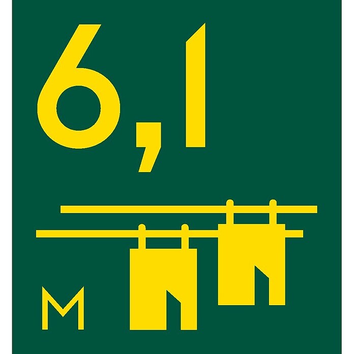 Artweger Wandwäschetrockner ARTDRY 80 (Länge Wäscheleine: 6,1 m, Weiß, Breite: 80 cm)