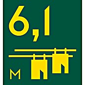 Artweger Wandwäschetrockner ARTDRY 80 (Länge Wäscheleine: 6,1 m, Weiß, Breite: 80 cm)