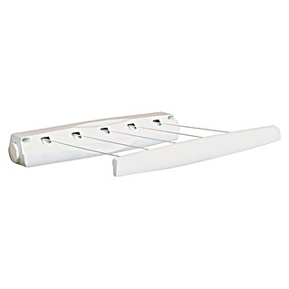 Juwel Wandwäschetrockner ROLLDRY (Länge Wäscheleine: 4,2 m, 8 cm, Farbe: Weiß)