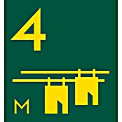 Artweger Wandwäschetrockner ARTDRY 70 (Länge Wäscheleine: 4 m, Weiß, Breite: 70 cm)
