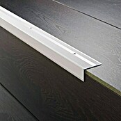 LOGOCLIC Završni profil za stepenice (Srebrno, 2,5 m x 40 mm x 25 mm, Vrsta montaže: Vijci)