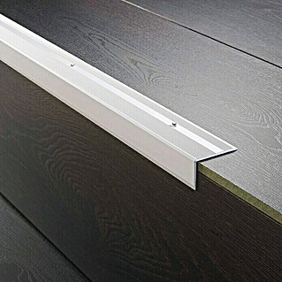 LOGOCLIC Treppenkantenprofil 293 (Silber, 1 m x 40 mm x 25 mm, Montageart: Schrauben)
