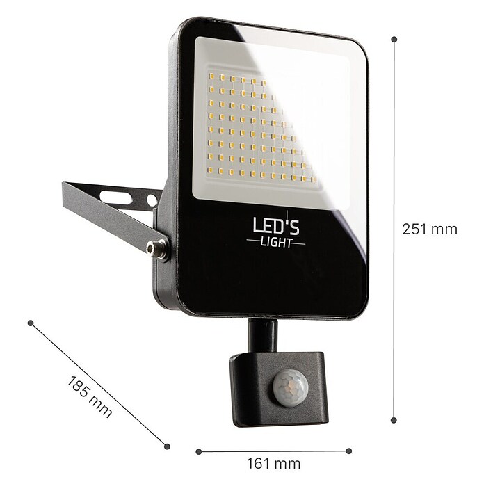 LED reflektor  (50 W, 6.000 lm, 4.000 K, Do x Š x V: 18,5 mm x 16,1 cm x 25,1 cm) | Gradbeni reflektorji | Luči za delavnico | Elektro in svetila | Izdelki | BAUHAUS