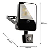 LED reflektor  (30 W, 3.600 lm, 4.000 K, Do x Š x V: 16,2 x 13,8 x 22 cm) | Gradbeni reflektorji | Luči za delavnico | Elektro in svetila | Izdelki | BAUHAUS