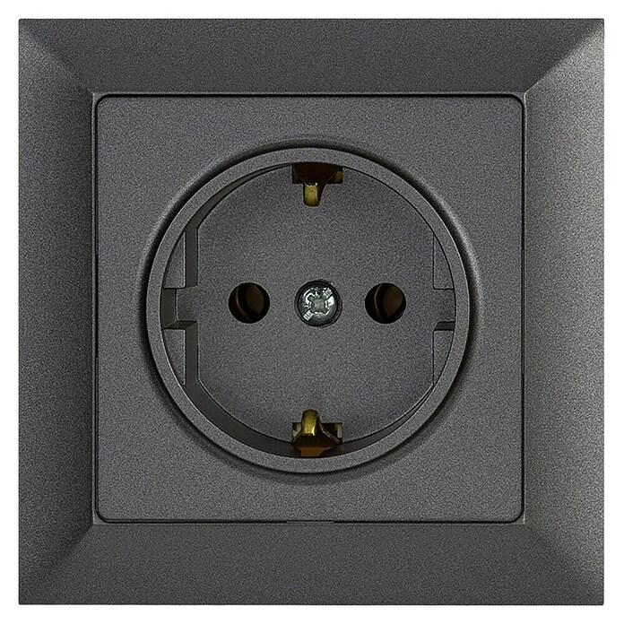 Vtičnica  (Črna) | 3211 - Markenschalter innen UP | CBCA - Markenschalter | CBC - Schalterserien | CB - Elektroinstallation | C - Elektro | BAUHAUS