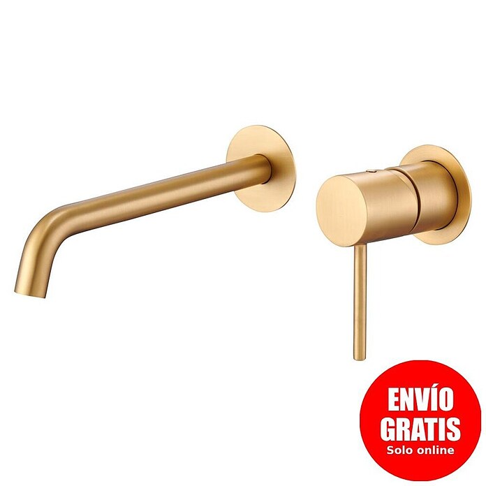 Camargue Natur Grifo de lavabo empotrado (Oro) | BAUHAUS