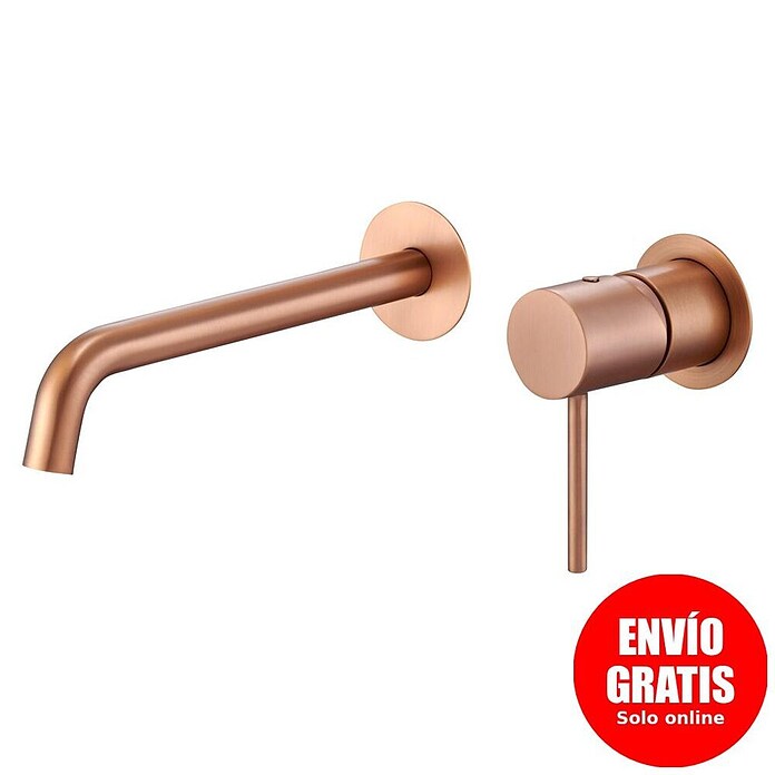 Camargue Natur Grifo de lavabo empotrado (Oro rosa) | BAUHAUS