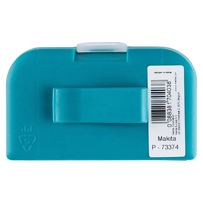 Makita Bit-Set P-73374 - 31 -tlg., Bitlänge: 25 mm - Makita türkisblaue Kunststoff-Zubehörbox aus PP mit Artikelnummer P-73374.