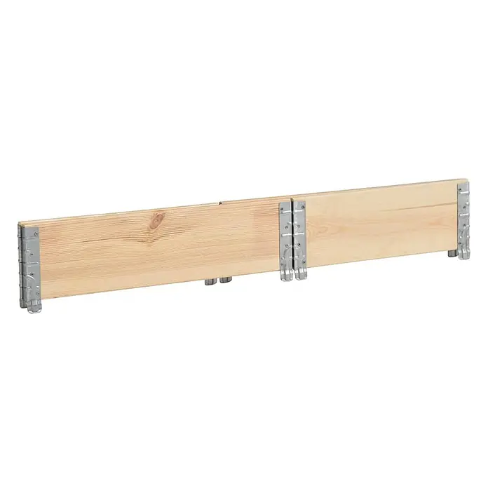 Furnicato Hochbeet - 60 x 80 x 19 cm, Holz, Braun - Klappbarer Lattenrost aus hellem Holz mit Metallscharnieren, Naturholzoptik.