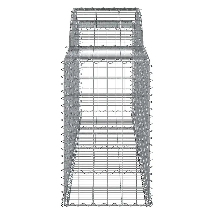 Furnicato Gabione - 50 x 300 x 100 cm, Metall, Maschenbreite: 50 mm, Maschenhöhe: 100 mm - Verzinkter Drahtgeflecht-Gabionenkorb, rechteckig, mit Spiralverbindern für Stützmauern oder Landschaftsbau.