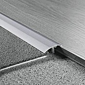 LOGOCLIC Anpassprofil (Edelstahl matt, 2,7 m x 37 mm, Montageart: Schrauben)