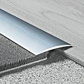 LOGOCLIC Übergangsprofil (Silber, 2,7 m x 30 mm x 3,9 mm, Montageart: Kleben)