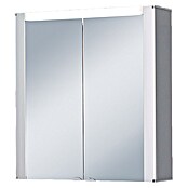 Jokey Armario con espejo (2 puertas, MDF, Con iluminación)