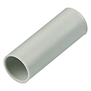 Empalme para tubo PVC (EN 16, Plástico, 320 N, Gris claro)