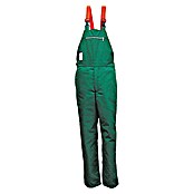 Pantalón de peto anticorte (XXL, Verde / naranja)