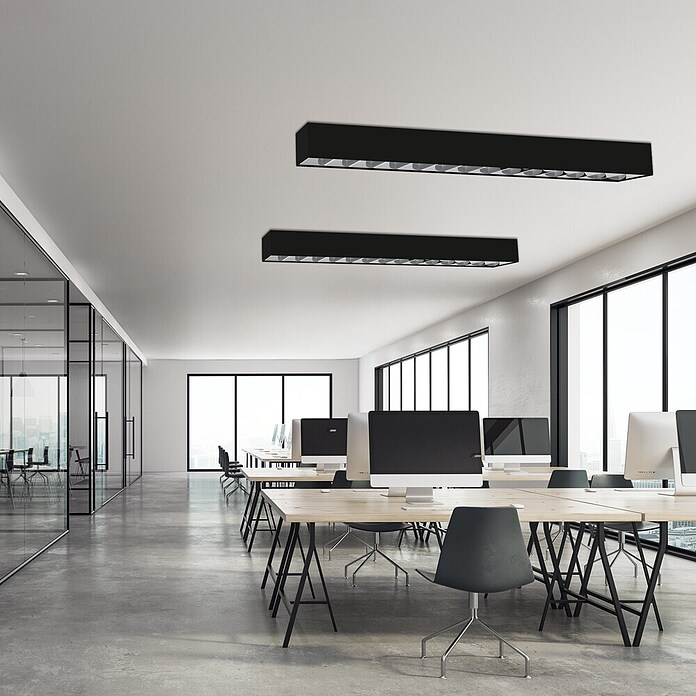 REV LED-Lichtleiste Office Raster (L x B x H: 60 x 5 x 7,5 cm, Lichtfarbe: Neutralweiß, 24 W, 230 V) | BAUHAUS
