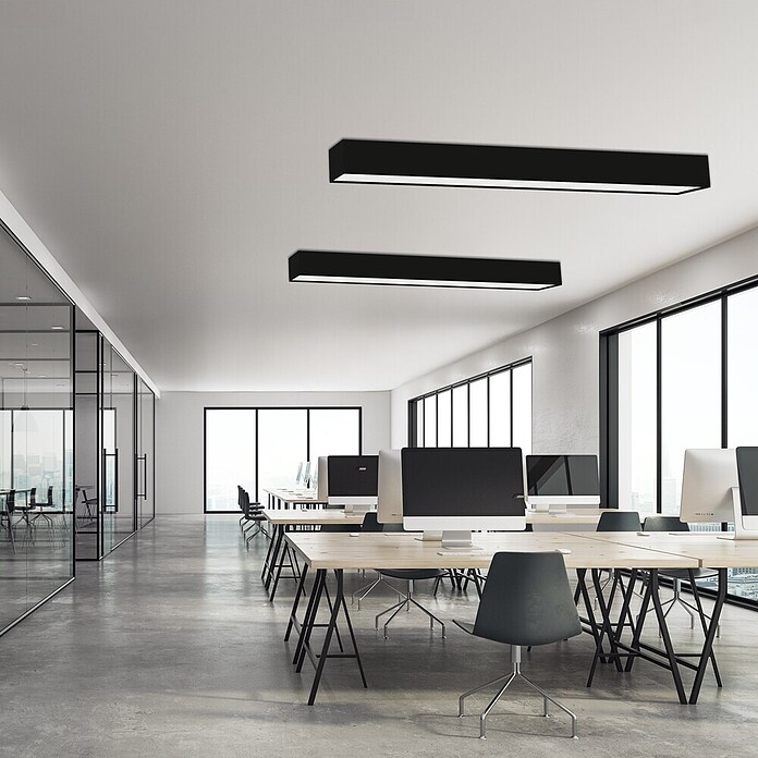 REV LED-Lichtleiste Bürobeleuchtung (L x B x H: 59,5 x 5 x 7,5 cm, Lichtfarbe: Neutralweiß, 24 W, 230 V) | BAUHAUS