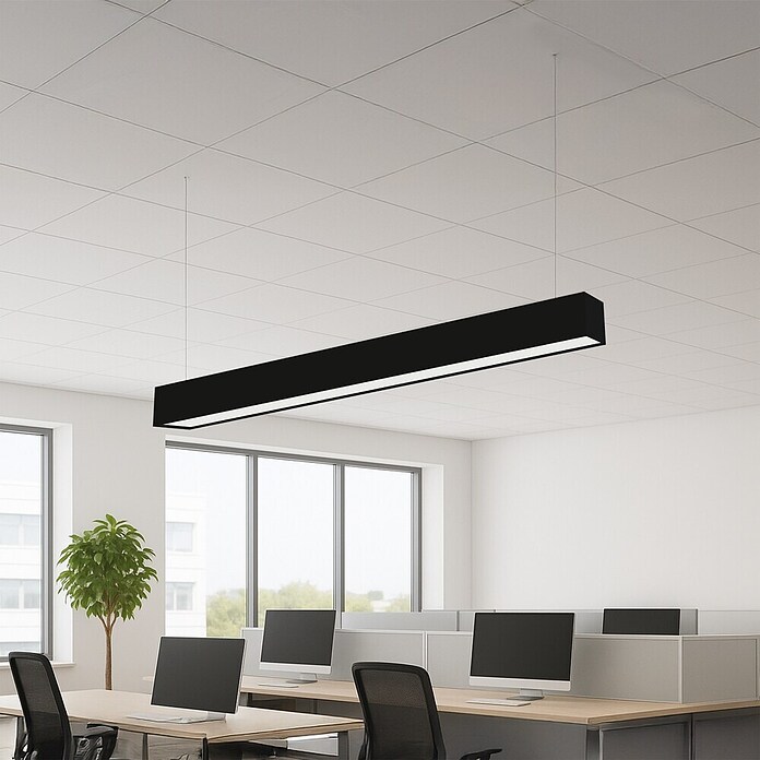 REV LED-Lichtleiste Bürobeleuchtung (L x B x H: 59,5 x 5 x 7,5 cm, Lichtfarbe: Neutralweiß, 24 W, 230 V) | BAUHAUS