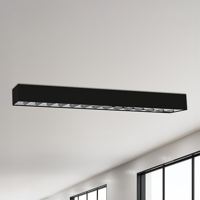REV LED-Lichtleiste Office Raster (L x B x H: 60 x 5 x 7,5 cm, Lichtfarbe: Neutralweiß, 24 W, 230 V) | BAUHAUS