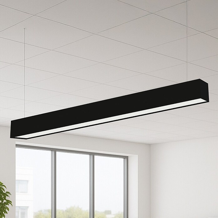REV LED-Lichtleiste Bürobeleuchtung (L x B x H: 119,5 x 5 x 7,5 cm, Lichtfarbe: Neutralweiß, 32 W, 230 V) | BAUHAUS