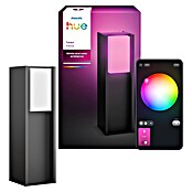 Philips Hue Außensockelleuchte Turaco (Farbe Gehäuse: Anthrazit, Warmweiß, 145 x 145 x 815 mm, Mit Leuchtmittel) | BAUHAUS