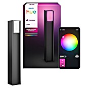 Philips Hue Außensockelleuchte Turaco (Farbe Gehäuse: Anthrazit, Warmweiß, 121 x 121 x 401 mm, Mit Leuchtmittel) | BAUHAUS
