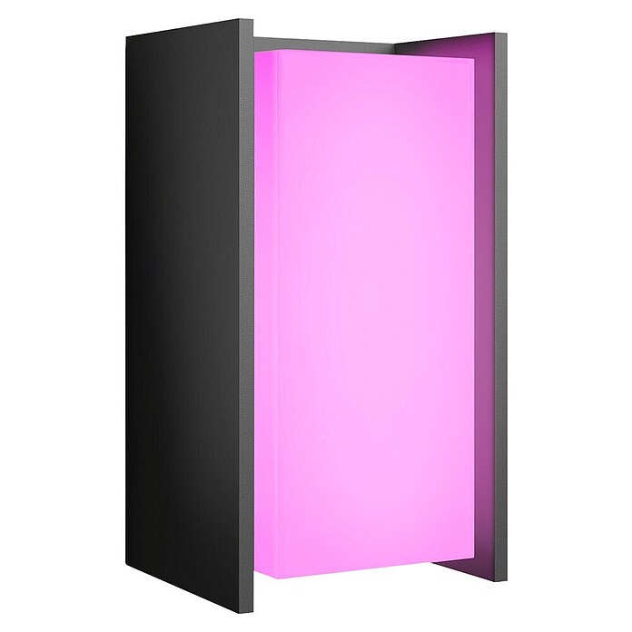 Philips Hue LED-Außenwandleuchte Turaco (Farbe Gehäuse: Anthrazit, 118 x 101 x 212 mm, IP44) | BAUHAUS