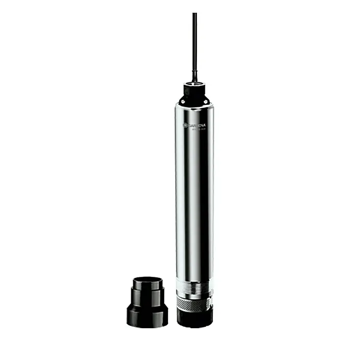 Gardena Tiefbrunnenpumpe 6000/5 Inox - 950 W, 6.000 l/h, 5 bar - Gardena Tiefbrunnenpumpe für die Gartenbewässerung. Kompaktes Design mit Kabel und abnehmbarem Deckel.