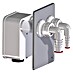 Hutterer & Lechner Unterputz-Siphon Komplettierungs-Set 