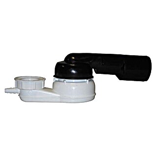 Hutterer & Lechner Siphon Badewanne (Schwarz/ Weiß, DN 50/40)