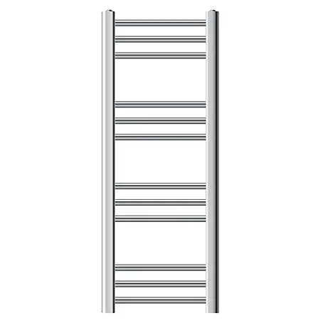 LuxeBath  Elektro-Badheizkörper Handtuchwärmer Elektrisch 300x800 mm Chrome gerade mit Heizstab 300W
