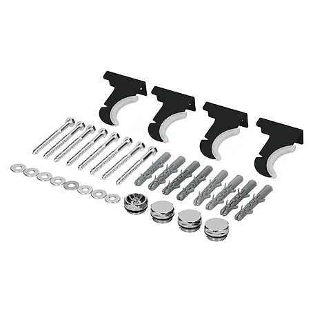 LuxeBath  Badheizkörper Montagematerial Paneelheizkörper Halter Set Zubehör für Handtuchwärmer