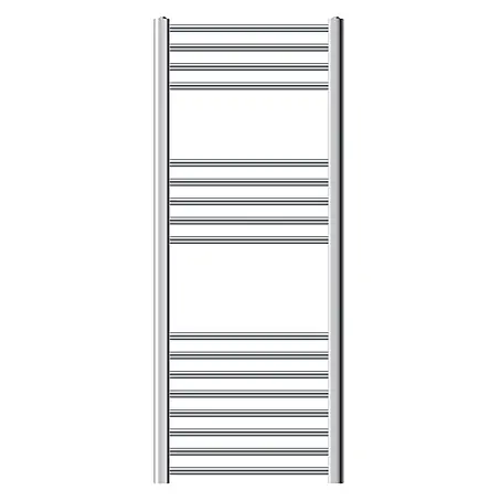 LuxeBath  Elektro-Badheizkörper Handtuchwärmer Elektrisch 500x1200 mm Chrome gebogen mit Heizstab 900W