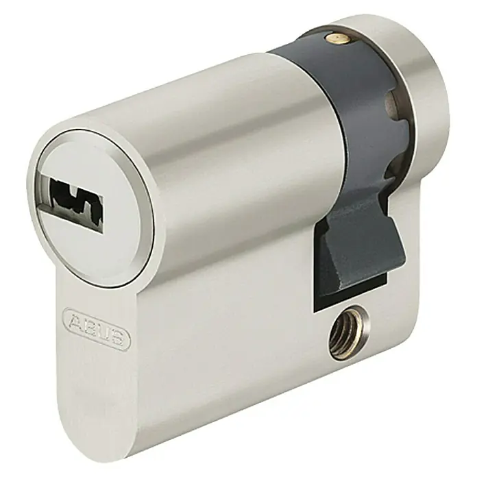 Abus Profilzylinder D6X - Baulänge innen: 10 mm, Baulänge außen: 30 mm, Anzahl Schlüssel: 5 Stk. - Abus Türschloss-Zylinder in Silber und Grau, ein hochwertiges Sicherheitsprodukt für zuverlässigen Schutz.